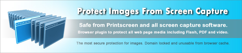 Protección contra copiado de imágenes, páginas web y contenido web